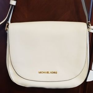 Brand new Michael Kors white leather purse